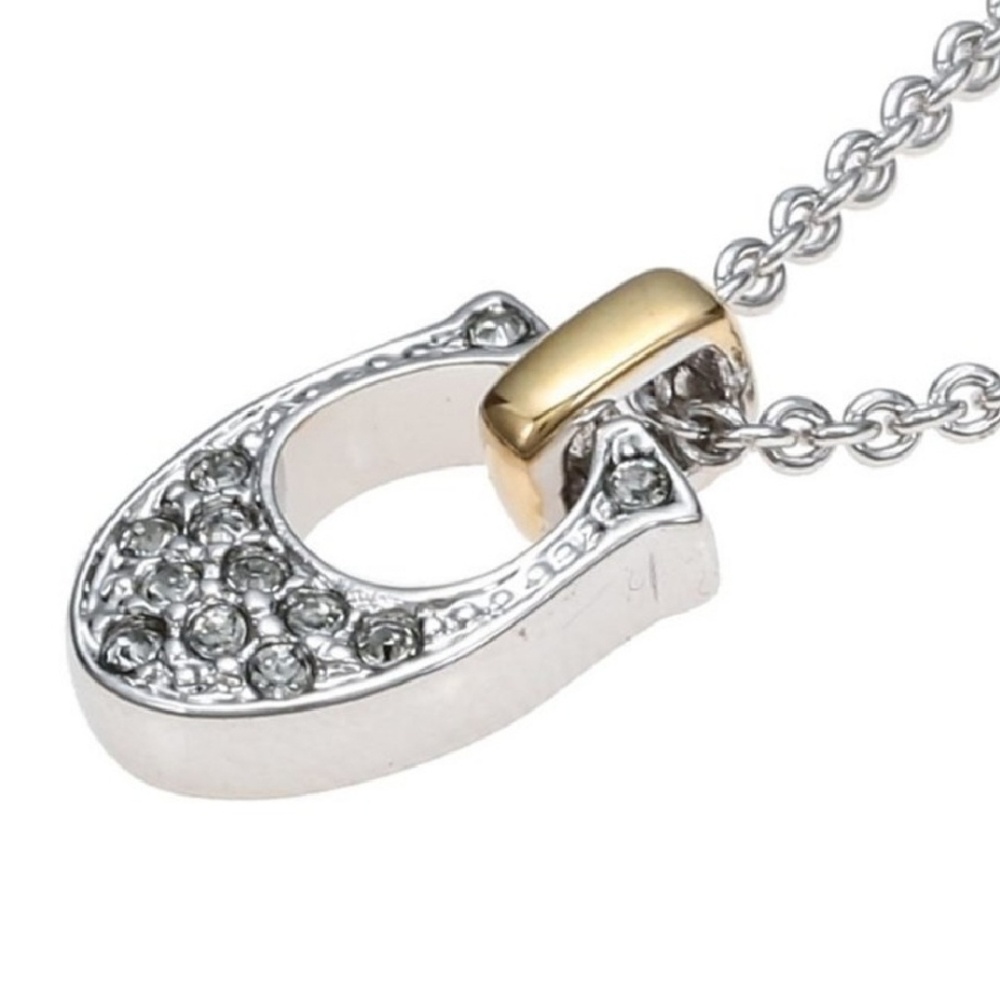 Coach Pave Signature C Necklace - Picture 3 of 7